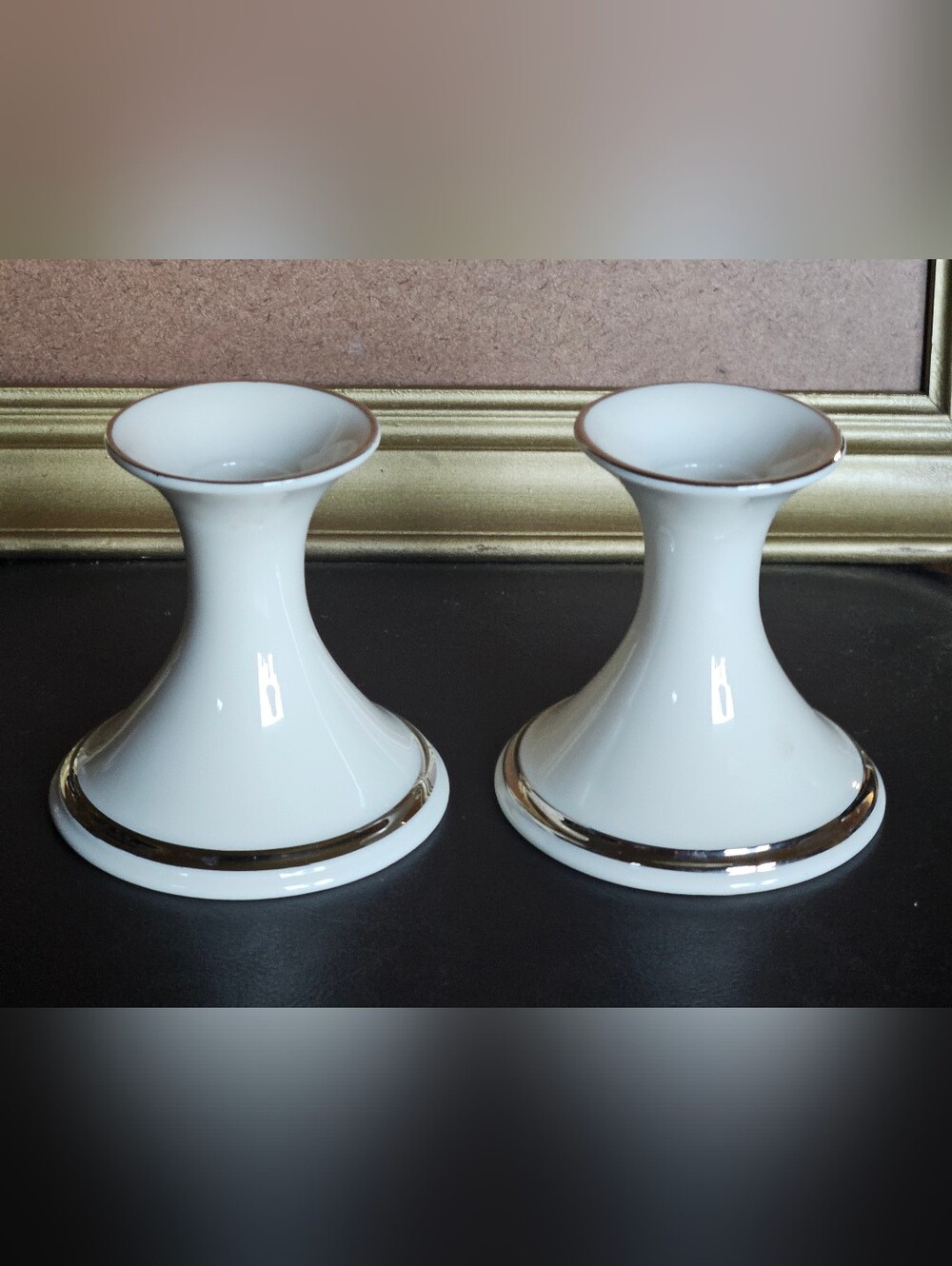 Lenox 24K Gold Trimmed Base  Candlesticks